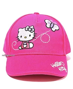 Baseballmütze Mütze Sanrio Hello Kitty bestickt rosa Mädchen Kindergeburtstag Geschenk  - Bild 1 von 5