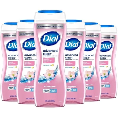 Dial Body Wash, 6 Pack, Apple Blossom Scent, Hydrating and Moisturizing Deep... - Image 1 of 4