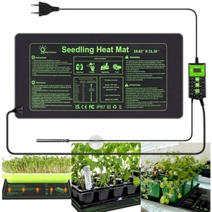 Heizmatte mit Thermostat Sämling Pet Reptile Wärmematte Pflanzen Heizkissen 27W~ - Bild 1 von 18