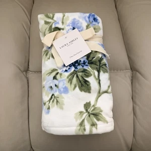 Set asciugamani 2 pezzi Laura Ashley floreale 100% cotone 41 cm x 76 cm nuovi con etichette - Foto 1 di 6