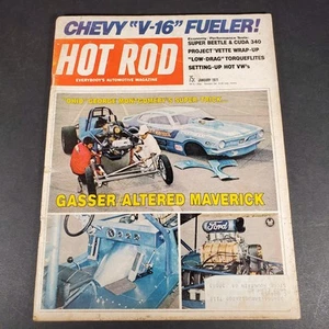 HOT ROD Magazine January 1971 Super Beetle Setting Up Hot VW's Drag Racing - Picture 1 of 9