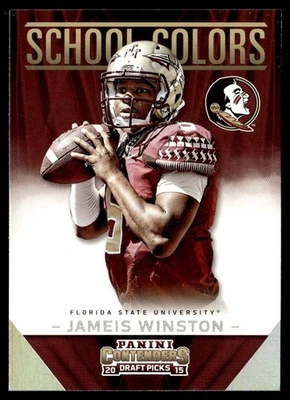 2015 Panini Contenders Draft Picks Jameis Winston Rookie Tampa Bay Buccaneers #2 - Image 1 of 2