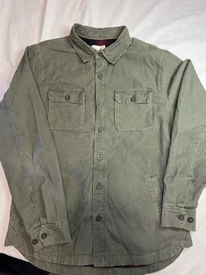 Fundamental Coast Long Sleeve Corduroy Button Up W/ Red Plaid Flannel Lining Sam - Image 1 of 4