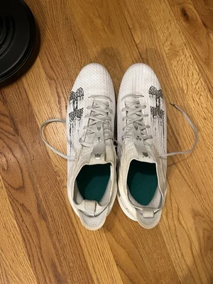 Under Armour Blur Smoke 2.0 MC Football Cleats White Silver 3027978-101 Size 14 - Image 1 of 3