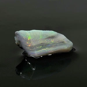 Dark Imprinted Australian Mintabie Opal Rub - Picture 1 of 6
