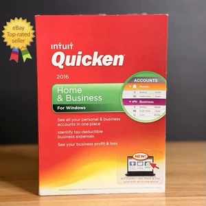 ⚡️NEW Quicken Home And Business 2016 For WINDOWS PC - PLEASE READ BELOW ⚠️TESTED - Picture 1 of 4