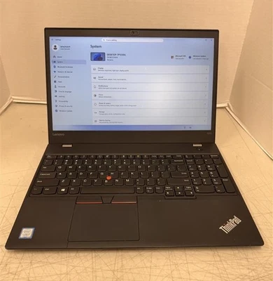 Lenovo ThinkPad T570 15.6" Laptop i7-7600U 2.80GHz 16GB RAM 256GB SSD Win 11 Pro - Image 1 of 4