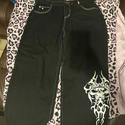 Jeans Vintage Pole Phat Jnco Negros Excelente Talla L XL 36 X 27 Muy Sueltos Foto 1 de 4