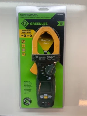 Pinza amperimétrica Greenlee CM-1560 1000 AMP AC+DC TRUE RMS - TOTALMENTE NUEVA Foto 1 de 4