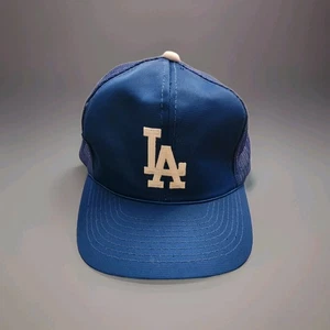 MLB Baseball 80's Vintage LA Dodgers Sports Specialties Hat Cap Blue Meshback - Picture 1 of 9