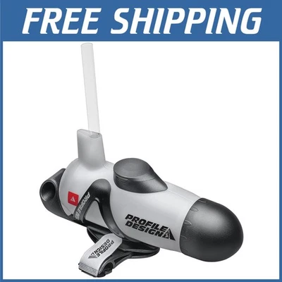 Sporty Clear Bottle with Aerodynamic Design - Image 1 of 3