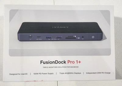 iVANKY 14-in-1 FusionDock Pro 1+ MacBook DisplayLink With 180W Docking Station - Image 1 of 4