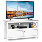 Modern Free Standing TV Cabinet Wooden Console TV, Media Entertainment Center