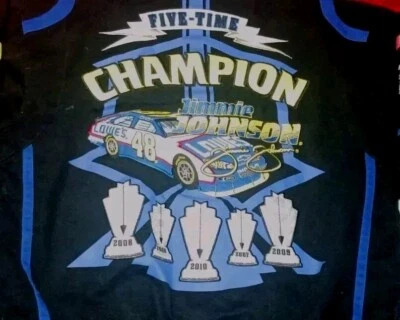 NASCAR JIMMIE JOHNSON #48 2010 5 TIME CHAMPION JACKET JH DESIGN MEDIUM - Image 1 of 4