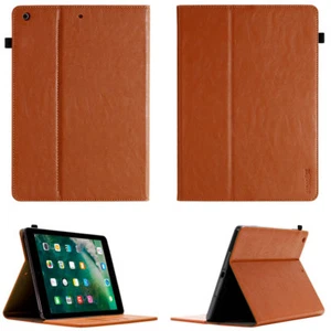 Premium Leder Cover Apple iPad Mini 5 2019 Tablet Schutzhülle Case Tasche braun - Bild 1 von 12