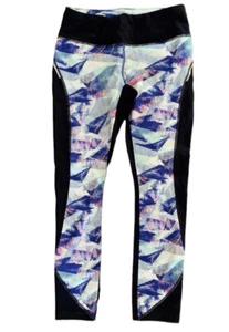 Athleta Leggings Womens XS Blue Luminous Powder Peak 7/8 Athletic Pants UPF 50+ - Picture 1 of 8