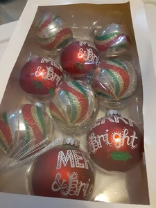 9 Christmas Ornaments - Picture 1 of 1