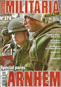 MILITARIA N°278 SPECIAL PARA ARNHEM / 9e PZD / ROME / INDIEN DANS HEER / CRUCHE - Imagen 1 de 2