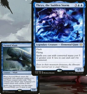 Mazo Thryx, the Sudden Storm Commander CRIATURAS MARINAS AZUL MTG Listo para Jugar EDH - Imagen 1 de 9