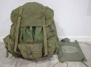 Vintage US Military Metal Frame LC-1 Combat Field Pack Backpack Rucksack NO BELT - Bild 1 von 19