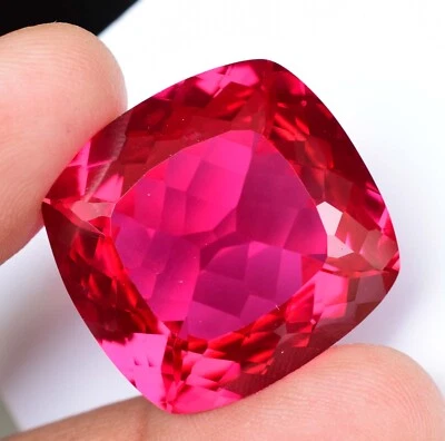 76.20 Ct Natural Mogok Red-Pink Ruby Certified Stunning GIGANTIC Loose Gemstone - Image 1 of 4