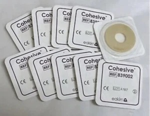 ConvaTec #839002 Eakin kohäsive Dichtungen 2" formbare Ringe Packung mit 10 Ringen - Bild 1 von 2