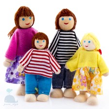 Classic & Latest Wooden Furniture Children Dolls House Family Miniature Sets