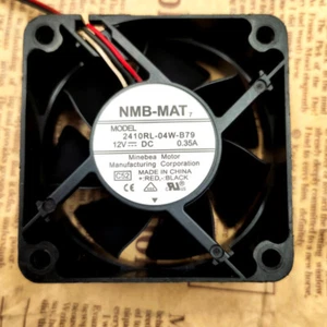 Ventilador de refrigeración industrial de doble bola para servidor NMB 6CM 2410RL-04W-B79 6025 12V 0.35A - Imagen 1 de 5