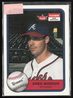 2001 Fleer Platinum #103 Greg Maddux Atlanta Braves - Image 1 of 2