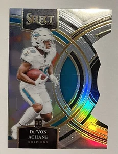 2023 Panini Select - Premier Level Silver Prizm Die-Cut #176 De'Von Achane (RC) - Picture 1 of 2