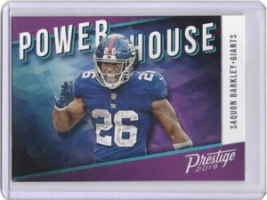 2019 Prestige Power House Football Card # PH-SB Saquon Barkley - Bild 1 von 2