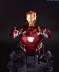 Morstorm Ironman MK46 MARK XLVI Bust Statue Model Kit Figure Deluxe Ver. Gift - Picture 1 of 13