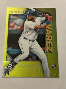 2020 Bowman Platinum Yordan Alvarez Chartreuse Parallel RC #100 ASTROS - Bild 1 von 2