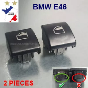 2x caches bouton Interrupteur lève vitre bouton poussoir pour BMW 3 - E46 - Bild 1 von 7