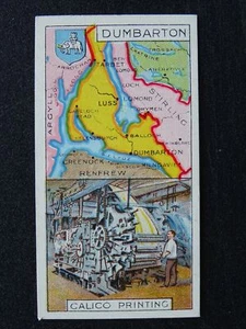 No20 SCOTLAND DUMBARTON Counties and Their Industries (Numbered) by Players 1915 - Bild 1 von 1