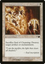 1X Seal of Cleansing Nemesis NM/EX Chinese MTG CARD