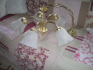 VINTAGE alter Kronleuchter// Leuchte// Lampe SHABBY CHIC absolut neuwertig - Bild 1 von 6