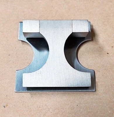 O.M.P. PORRO MANIGLIA OTTONE PER MOBILI ART.590  FIN. OTTONE NICHEL SATINATO - Immagine 1 di 3