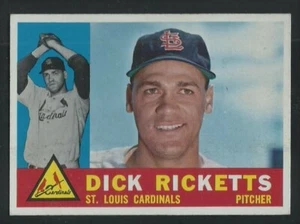 DICK RICKETTS 1960 TOPPS  #236 NM-MT CARDINALS CENTERED - Imagen 1 de 1