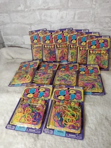NEW-Lot of 12 Birthday Favors for Girls-Color Loops Keychain/Bracelet Weave Kits - Picture 1 of 4