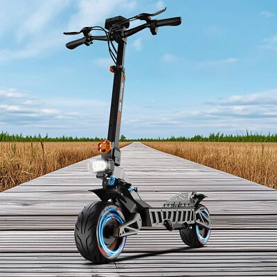 Ruitoo 5600W Adult Foldable Electric Scooter Dual Motor E-Scooter 46MPH 44 Miles