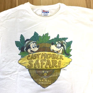 Disney Cast Member Animal Kingdom Safari Shirt Large Mens Womens Vintage Large - Picture 1 of 11