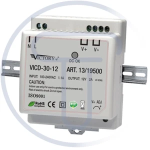 Schaltnetzteil 24Vdc 2A 45W, Hutschiene TS-35/7,5 und TS-35/15 - Bild 1 von 1