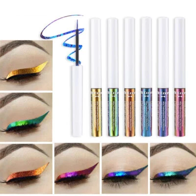 Gloss Shiny Eye Makeup Chameleons Eyeliner Metallic Shimmer Liquid Eye shadow  & - Image 1 of 4