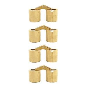 4Pcs 180 Degree Brass Invisible Cabinet Hidden Barrel Hinge Concealed Worktop - Picture 1 of 20