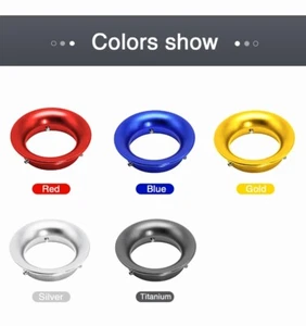 Motorbike Carburetor 50mm Velocity Stacks Air Filter Cup Funnel Trumpet CNC - Picture 1 of 13