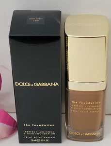 Dolce & Gabbana The Foundation Perfect Luminous Foundation 1 oz SOFT SABLE 180 - Picture 1 of 4