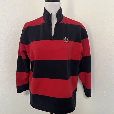 Cresta de anclaje mediana vintage Ralph Lauren Petite 1/4 cremallera vela náutica Foto 1 de 4