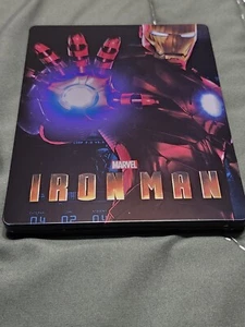 Iron Man 2-Disc Bluray Steelbook KimchiDvd **scratch - Picture 1 of 18