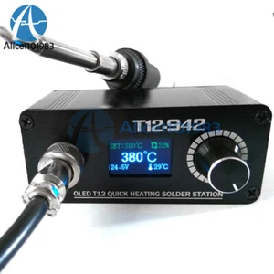 DC12-24V 75W T12-942 Soldering Iron Digital Adjustable Temp Soldering Station - Picture 1 of 21